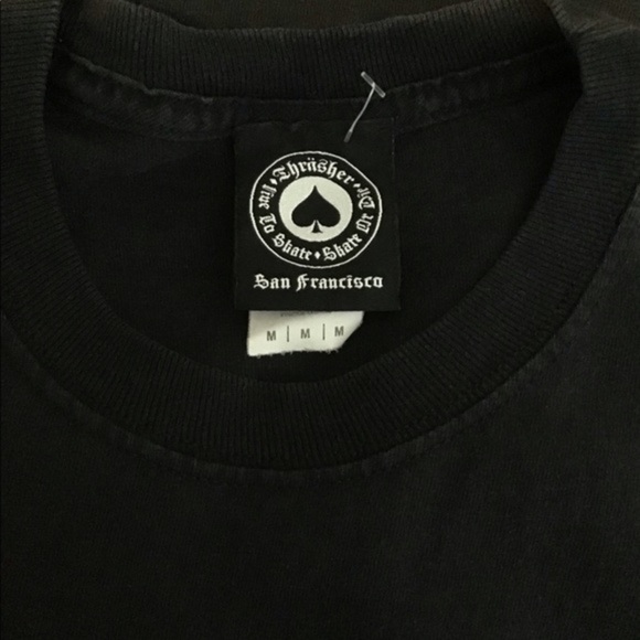 Vintage 90s Thrasher Magazine Shirt Size Medium - Picture 4 of 4